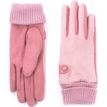 Čepice Pětiprsté rukavice Art of Polo růžové bavlněné univerzální