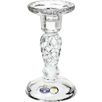 Svícen Svícen 15,4cm z českého olovnatého lisovaného křišťálu