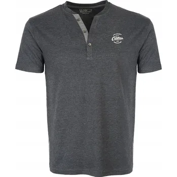 Pánské tričko Pánské tričko s výstřihem do V ERLO grafitové M