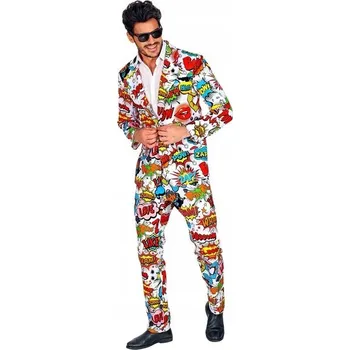 Karnevalový kostým Kostým oblek POP ART 50. léta barevný M