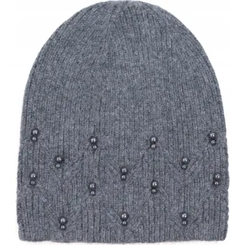 Čepice Szaleo zimní čepice beanie šedá, univerzální velikost