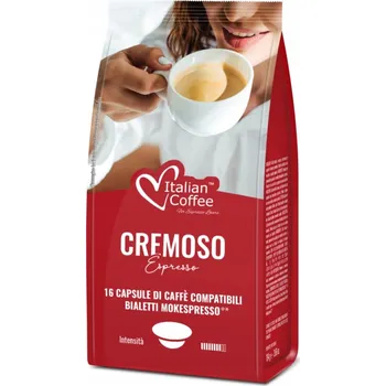 Italian Coffee CREMOSO kapsle do BIALETTI Mokespresso - 16 kapslí