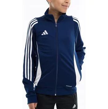Chlapecká mikina DĚTSKÁ MIKINA ADIDAS TIRO 24 TRAINING TMAVĚ MODRÁ IR7501 vel. 164 cm