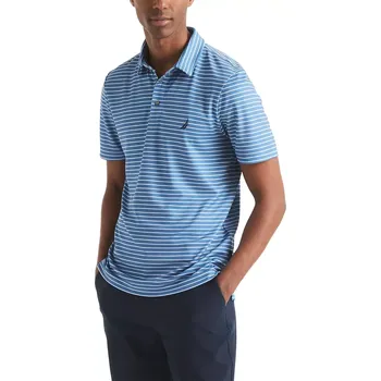 Pánské tričko NAUTICA pánské polo tričko Striped Classic modrý proužek L