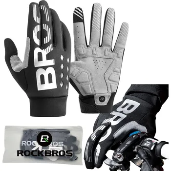 Cyklistické rukavice Cyklistické rukavice Rockbros ZR10 vel. XL Černé