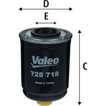 Filtr do auta Palivový filtr VALEO 728718