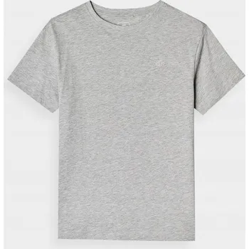 Chlapecké tričko Dětské tričko 4F , šedé bavlna velikost 158