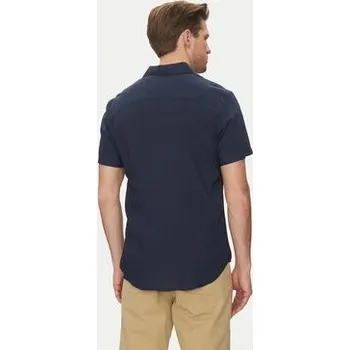 Pánská košile Blend pánská košile casual BLEND-20716363 19402 krátký rukáv regular viskóza velikost M