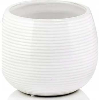 Květináč Květináč keramický béžový 15 cm