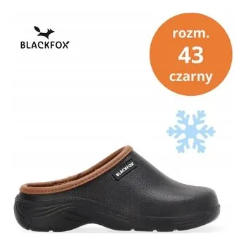 Pánské pantofle Zateplené zahradní pantofle pánské Sherlow BLACKFOX černé vel 43