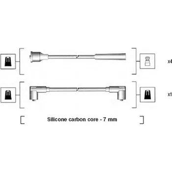 Zapalovací kabel Sada kabelů pro zapalování, 941155110747