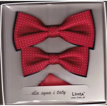 Motýlek SET motýlků s kap. - červená modrá 24 (SET motýlků s kap. - červená modrá 24)