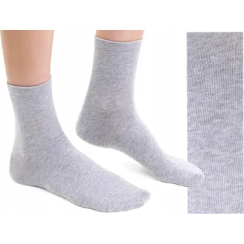Podprsenka Odolné a pevné, hladké ponožky s bavlnou, velikost 35-37. Světle šedý melír
