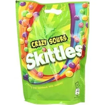 Bonbon Skittles Rainbow Crazy Sours 152g Fruit Dražé Sour Dražé DE