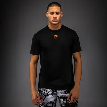 Pánské tričko Pánské triko VENUM UFC Zenith by Venum Authentic Fight Week - černo/oranžové - VNMUFC-00458-112 Velikosti: M