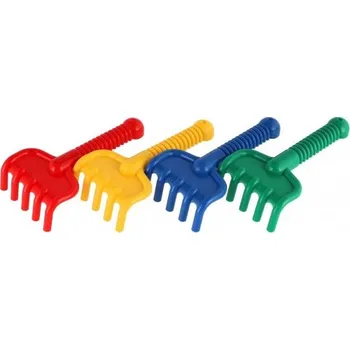 Hračka na písek Hrabičky plast 19cm 4 barvy 12m+ (1 ks, více barev dle skladu)