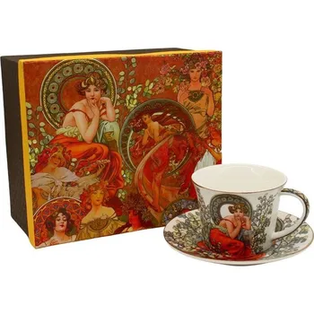šapo 250ml, A.MUCHA, světlý, DB, porcelán
