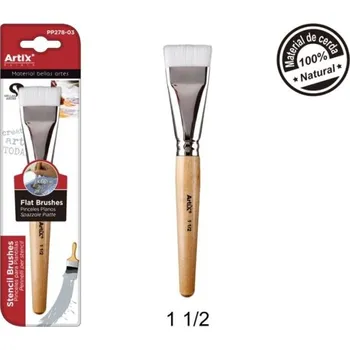 Umělecký štětec Štětec Artix velikost 1 1/2 plochý, krátký vlas