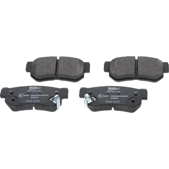 Brzdová destička Sada brzdových destiček, kotoučová brzda VALEO 301748