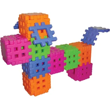 ostatní stavebnice STAVEBNICE Waffle pro děti SADA 24 dílků Wikusie CZAKO