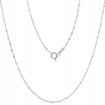 Náhrdelník STŘÍBRNÝ DÁMSKÝ NÁHRDELNÍK ANKR ČTVERCE 50 cm