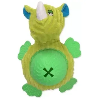 Hračka pro psa Hračka Have a Pet Snacky nosorožec, plyšová zelená 21cm