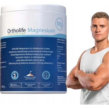 MLECZAN HOŘEČNATÝ 300g PRÁŠEK ORTHOLIFE MAGNESIUM