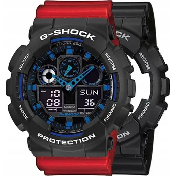 Hodinky Hodinky Casio G-Shock SET GA-100-1A2ER + LUNETA 10508136 + ŘEMÍNEK 10395226 20
