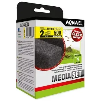 Akvarijní filtr Houbička Aquael náhradní pro filtr Turbo 500 (2Ks) 20PPI