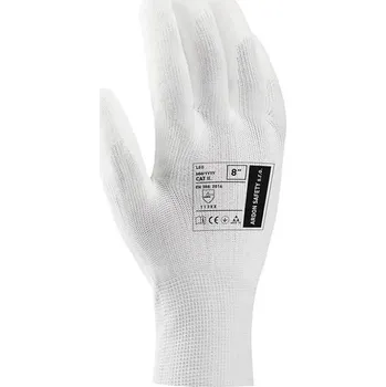 Pracovní rukavice ARDON Máčené rukavice ARDONSAFETY/LEO výprodej Velikost: S, Barva: bílá