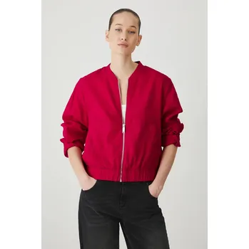 Pánská softshellová bunda Lněná bunda Medicine RS25.KUD701 červená 33X, vel. S