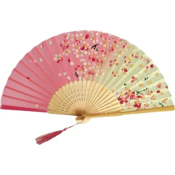 Karnevalový doplněk Gaira® Vějíř V8004, Barva růžová