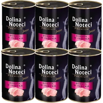 Krmivo pro kočku Dolina Noteci Premium Junior pro kočky s vysokým obsahem krůtího masa 6x400g