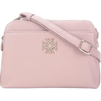 Malá růžová dámská kabelka přes rameno z ekokůže WITTCHEN 29-4Y-016-BP