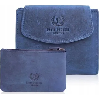 Peněženka Paolo Peruzzi peněženka z pravé kůže zelená - dámská