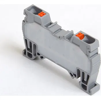 svorka ONKA 4mm2 pružinová kolejnicová spojka svorkovnice Terminál na DIN lištu 2-vodičová šedá, 1020024