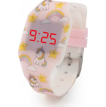 Hodinky Kiddus dětské hodinky Jednorožci Fluor