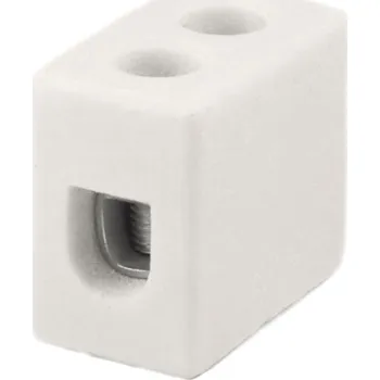 svorka ONKA 2,5-4mm2 1POLE Steatit / Keramická / Porcelánová přípojka - PORCELAIN TERMINAL BLOCK, 1070009
