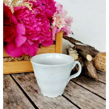 BERNADOTTE šálek 200 ml, bílý, Thun 1794 (Porcelánový šálek na kávu 2. jakost)