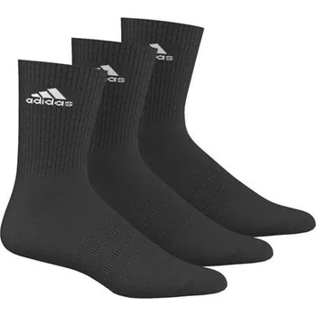 Pánské ponožky ČERNÉ PONOŽKY ADIDAS 3 KS - VELIKOST VEL. 39-42 AA2298
