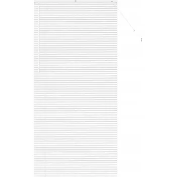 Žaluzie Okenní žaluzie s roletou, manuální ovládání, bílá, hliníková