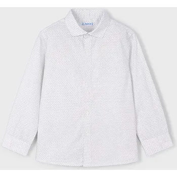 Chlapecká košile dětská košile s jemným vzorečkem Mayoral 4129-39 velikost 122