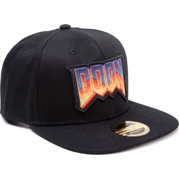 Kšiltovka Kšiltovka Doom: Logo (nastavitelná) černá bavlna