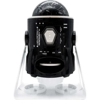 Výuková hračka Lexibook 360° Francouzko-anglicky hvězdný projektor s obrázky a mapy černý