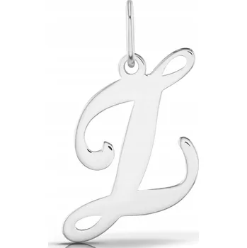 Přívěsek STŘÍBRNÝ PŘÍVĚSEK NA ŘETÍZEK PŘÍVĚSEK PÍSMENKO Z ROKU 925 OZDOBNÉ PÍSMENO