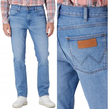 Pánské džíny Wrangler Larston pánské džíny slim fit, velikost 38/32