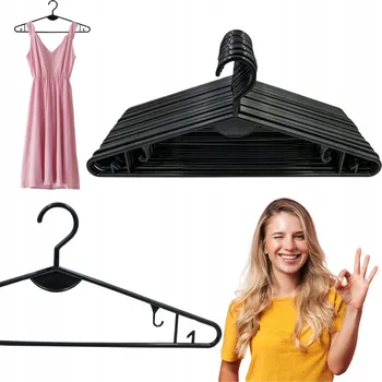 Věšák Šatní ramínko Schaum , černý