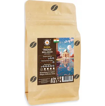 Káva Káva zrnková Arabica Radomska Kraftowa Káva India Monsooned Malabar AA 250 g