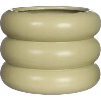 Květináč Květináč keramický 14,5 cm zelený