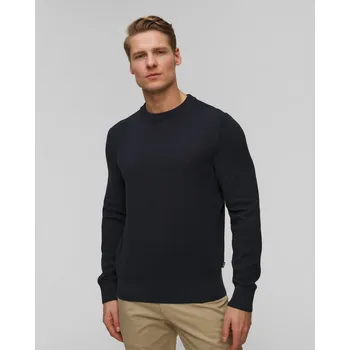 Pánský svetr Tmavě Modrý Pánský Svetr Hugo Boss Ecaio-p 50506022-404